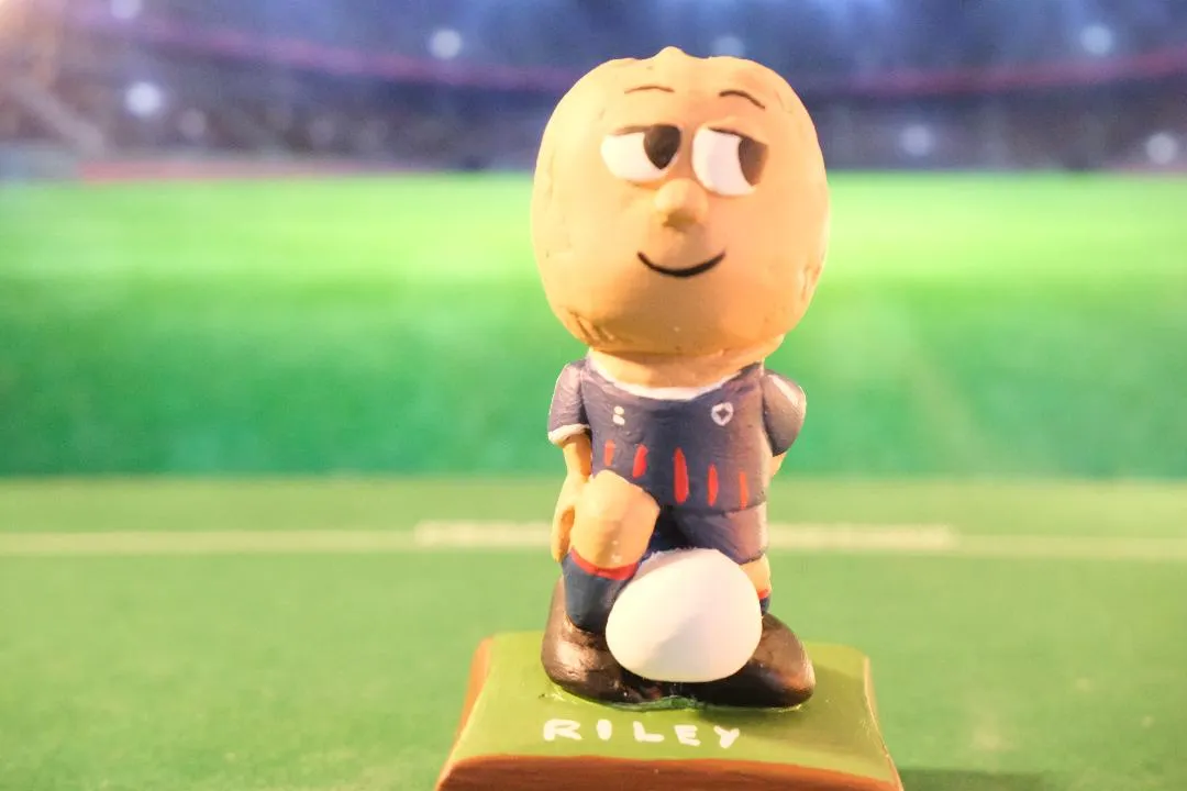 Riley's personalised figure.